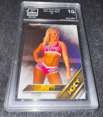 ALEXA BLISS WWE 2016 Topps WWE NXT Card #2 DCS Graded Gem Mint 10 - Image 1 of 3