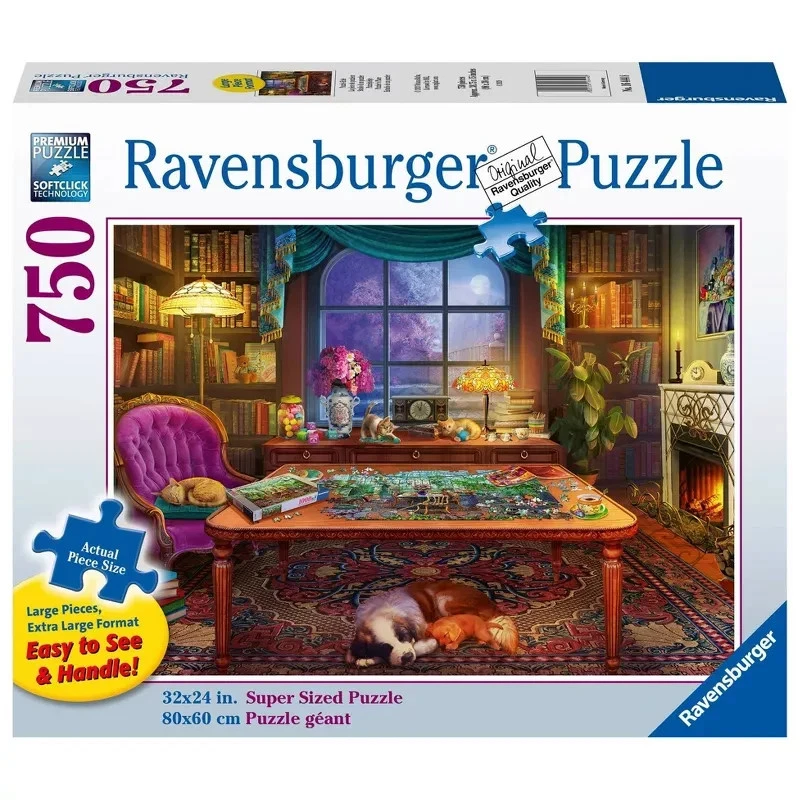 Ravensburger Puzzler's Place 750 Piece Large Format Jigsaw Puzzle