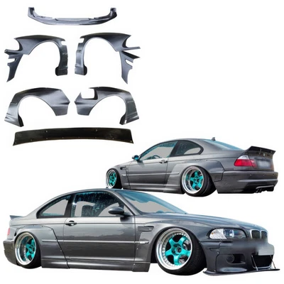 VSaero FRP TKYO Wide Body Kit 8pc (E46) 2dr Coupe for M3 BMW 02-05 vsaeropart_1 Foto 1 de 3