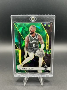 🔥 2023-24 Panini Phoenix Damian Lillard Fade To Black - Green Ice #25 /149 🔥 - Picture 1 of 4