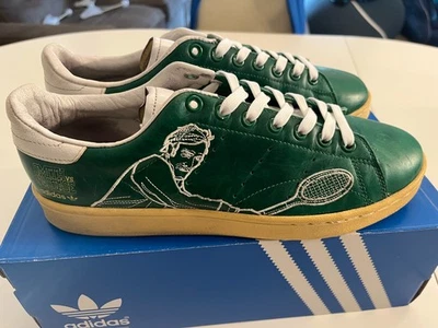 adidas stan smith nastase green uk 9.5 no consortium superstar gazelle zx - Immagine 1 di 4