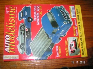 Auto Modelisme n°71 Mugello 1970 Barnini Transpo Merced - Picture 1 of 1