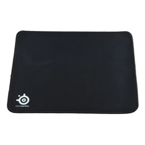 2mm PLAIN BLACK FABRIC MOUSE PAD MAT 26cm X 21cm FOAM PC DESKTOP COMPUTER LAPTOP - Picture 1 of 11