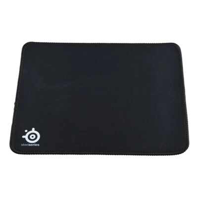 2mm PLAIN BLACK FABRIC MOUSE PAD MAT 26cm X 21cm FOAM PC DESKTOP COMPUTER LAPTOP - Image 1 of 4