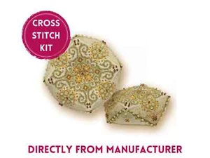 RIOLIS Counted Cross Stitch Kit With beads 1227 Biscornu Fantasy - Pincushion - Picture 1 of 6