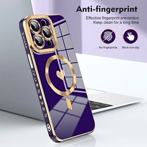 Coque Antichoc Magnétique pour iPhone 16 Pro Max 15 14 13 12 11 Téléphone Portable - Photo 1 sur 16