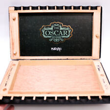 Oscar Valladares | Maduro Wood Cigar Box Empty - 11.25