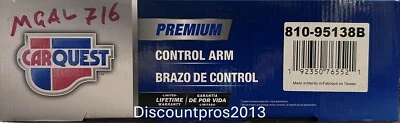 Brazo de control superior delantero izquierdo Carquest 810-95138B con bola Chevy GMC 1984-2005 Foto 1 de 2