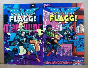 Lote de 2 ~ American Flagg #20, 23 (Primeros cómics, 1985) - Imagen 1 de 15