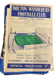 BOLTON WANDERERS V SHEFFIELD WEDNESDAY - DIVISION 1 - 18/3/1961 - Picture 1 of 1