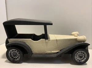 1930's Rolls Royce Art Deco Style Collectable Decorative Toy Car All Wooden Deco - Picture 1 of 10