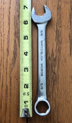 Matco Tools USA 5/8" 6 Pt Combination Wrench WC206 - Image 1 of 4