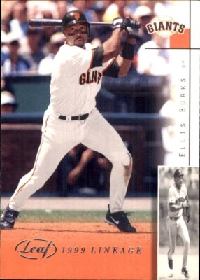 ELLIS BURKS SAN FRANCISCO GIANTS 2002 LEAF 1999 LINEAGE #44 - Image 1 of 2