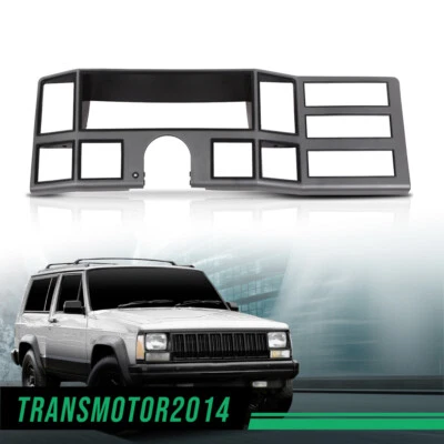 Dash Panel Bezel Insert Trim Steering Radio Fit For 84-96 Jeep Cherokee XJ Foto 1 de 4