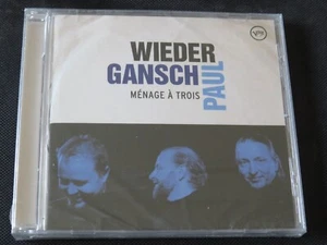 Wieder, Gansch & Paul - Ménage À Trois (NEW SEALED CD 2019) MENAGE A TROIS - Picture 1 of 6