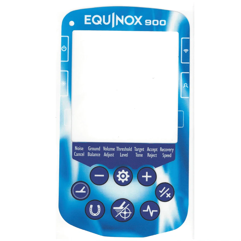 Minelab Equinox 900 Vinyl Keypad Sticker - Multiple Options
