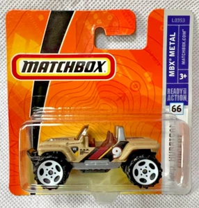 Matchbox Jeep Hurricane Concept #66 Tan Coloured MBX Metal Diecast Model Car - Picture 1 of 1