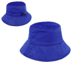 Grace Collection AH677 - Children's Bucket Hat, 58cm Royal Blue NEW RRP $10.95 - Picture 1 of 7