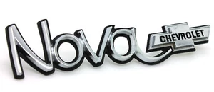 NEW 1973 Nova Hood or Trunk Lid Emblem / USA-Made Rear Deck Script Badge  - Picture 1 of 6