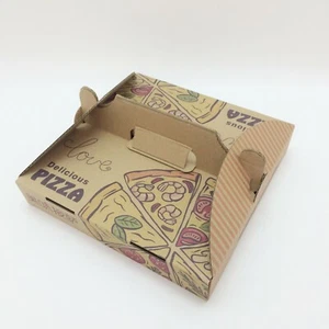 100x Contenedor de entrega para llevar Panadería Cupcake Cajas Pastelería Pizza Caja de postres - Imagen 1 de 8