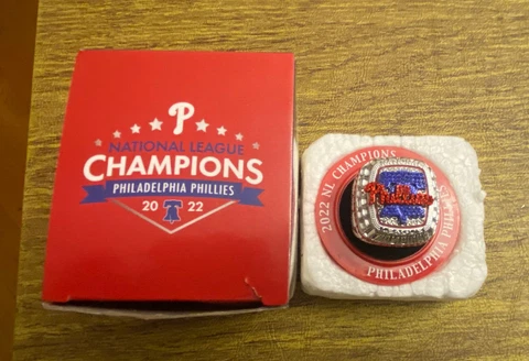 2008 ROLLINS, 1980 Schmidt World Series & 2022 HARPER NL CHAMPIONS REPLICA RINGS Cover