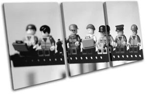 Lunch Brick Men New York Skyscraper Humour TREBLE LONA pared arte Foto impresion - Imagen 1 de 1