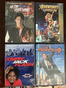 1980's DVD LOT OF 4 ~ All the Right Moves, Who's Harry Crumb, Adv. in Babysitti - Picture 1 of 1