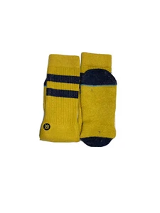 Stance Kid Socks Classic Crew Sock Yellow Youth Size L 7625 - Picture 1 of 1