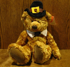 Russ Berrie Plush #5938 PLYMOUTH, 9" sitting , Harvest Time Collection, New/Tags - Picture 1 of 2