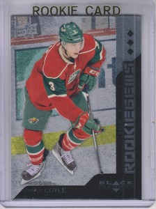 2013-14 Black Diamond Wild Hockey Card #176 Charlie Coyle RC 