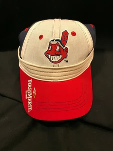 Cleveland Indians Promotional Rally Hat One Size adjustable New N19 First Merit - Picture 1 of 3
