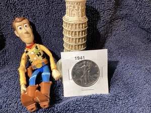 1941 WALKING LIBERTY 🗽 HALF 💰GRADABLE HIGH GRADE UNC - Bild 1 von 6