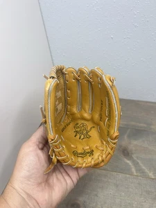 SHARP BASEBALL~RAWLINGS PRO-701 BF MINI GUANTO IN PELLE ORO~5x6” - Foto 1 di 3