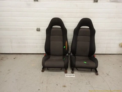 Toyota MR2 Spyder Pair Of Left & Right Front Cloth Seat Fits 2000-2005 00 01 02 Foto 1 de 4