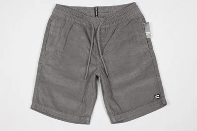 Pantalones Cortos Billabong Para Hombre Mike Cintura Elástica Pana 9" Entrepierna Gris Gunmetal Foto 1 de 4