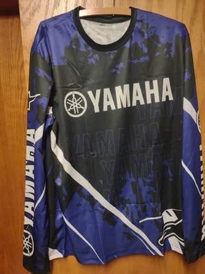 Camiseta deportiva manga larga Yamaha Racing Monster enduro MTB motocross Foto 1 de 3