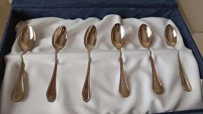 Set 6 cucchiaini in argento 800, 56gr. - Immagine 1 di 4