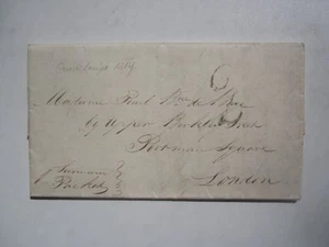 1814 GUADELOUPE PRE-STAMP LETTER TO LONDON - Picture 1 of 5