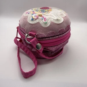 Cupcake Bag Club Girls Pink Glitter Sprinkles Crossbody Claire’s - Picture 1 of 4