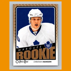 Christian Hanson Rookie #511 2009-10 O-Pee-Chee Toronto Maple Leafs Hockeykarte - Bild 1 von 3