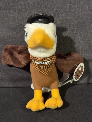 NUEVO Juguete de peluche Harley Davidson Eagle de 8" con licencia oficial 1998 vintage Foto 1 de 4