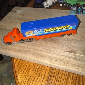 Orange Plastic Semi Transporter Truck - Picture 1 of 4