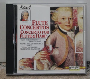 Mozart Flute Concertos 1 & 2, Concertos for Flute & Harp (Laserlight CD 1990) - Picture 1 of 5
