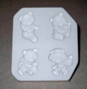 "NUEVO #112 Molde de Cerámica Emporio "Imanes de Oso de Navidad" - Imagen 1 de 2