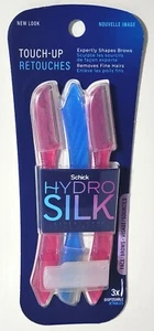Schick Hydro  Touch-Up Exfoliating  Face & Eyebrow Razors with Precision Cover - Picture 1 of 2