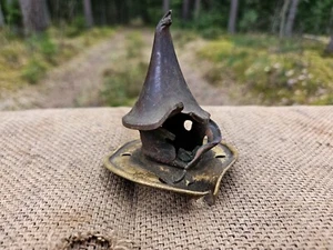 CASCO PICKELHAUBE DE LATÓN ORIGINAL ALEMÁN DE LA PRIMERA GUERRA MUNDIAL RELIQUIA DAÑADA de batalla - Imagen 1 de 5