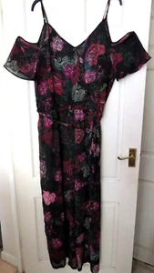 BNWT - Simply Yours Jumpsuit Size 18 - Plus Size - Cold Shoulder - Picture 1 of 6