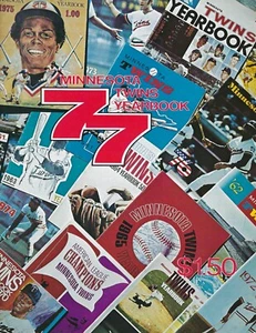 1977 Minnesota Twins Baseball Yearbook Rod Carew VG - Picture 1 of 1