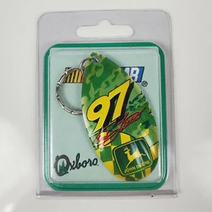 Vintage NASCAR Large Key Chain Chad Little #97 John Deere New Old Stock - Picture 1 of 4