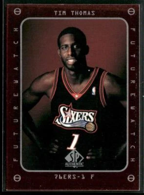 1997-98 SP Authentic #172 Tim Thomas - Image 1 of 2